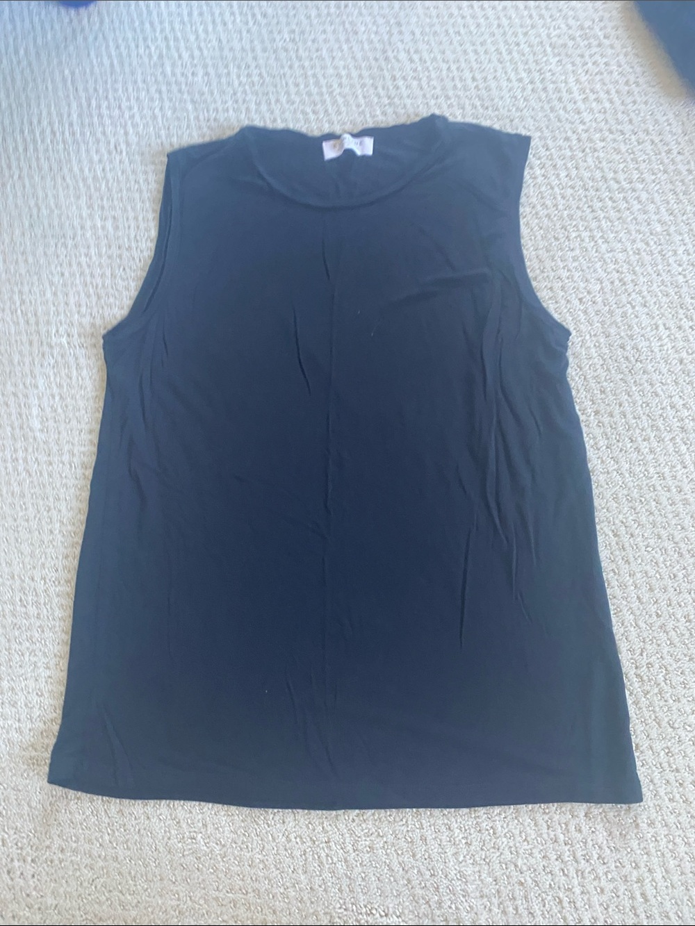 Everlane Sleeveless Black Women’s Top - Classic Tank Style, size M